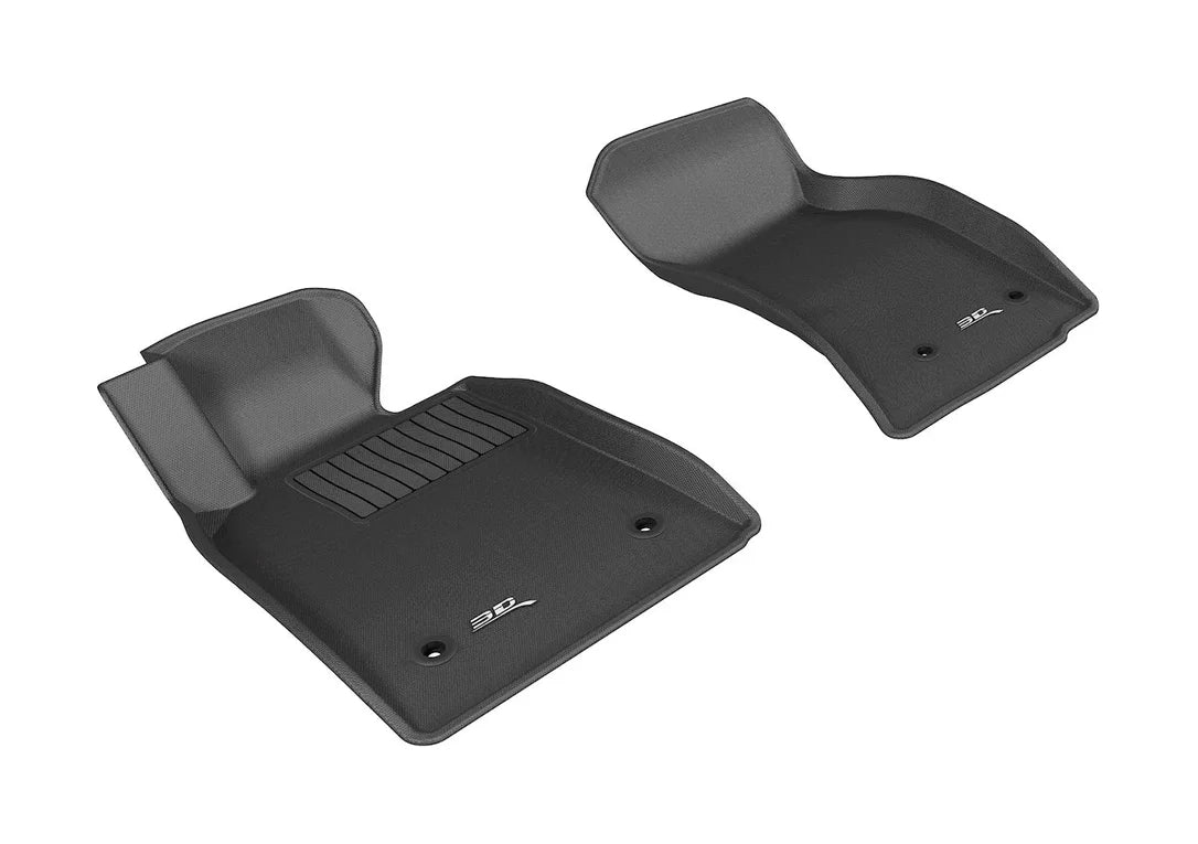 3D MAXpider L1CD00611509 - 2013-2019 Cadillac ATS/ATS-V Kagu 1st Row Floormat - Black