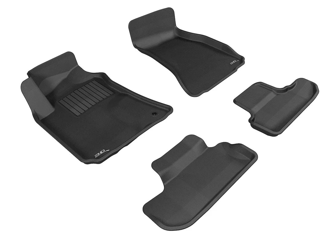 3D MAXpider L1DG01501509 - 2008-2010 Dodge Challenger Kagu 1st & 2nd Row Floormats - Black